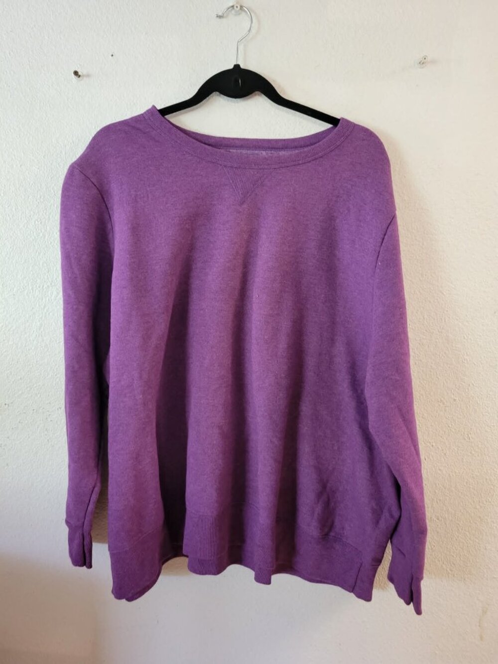 Women's Purple 3XL Just My Size Sweatshirt #250
